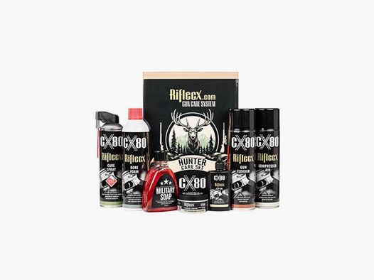 RIFLECX CX80 KIT COMPLET DE NETTOYAGE POUR ARMES DE CHASSE (RX000022)