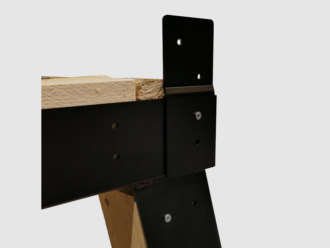 Hochwertige Zusatzecke zu unserer bewährten Kanzelecke aus Stahl KTL beschichtet 4er Set