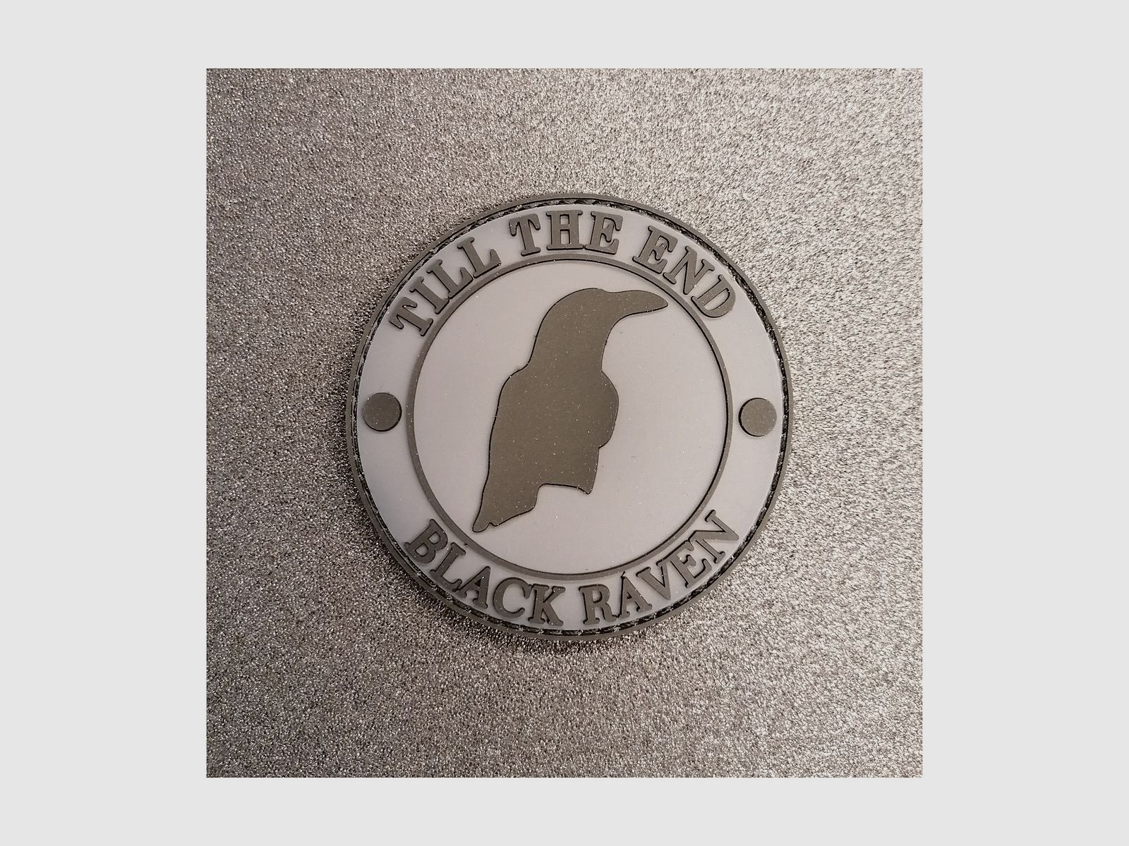BLACK RAVEN – TILL THE END PATCH, Bild 1 von 2