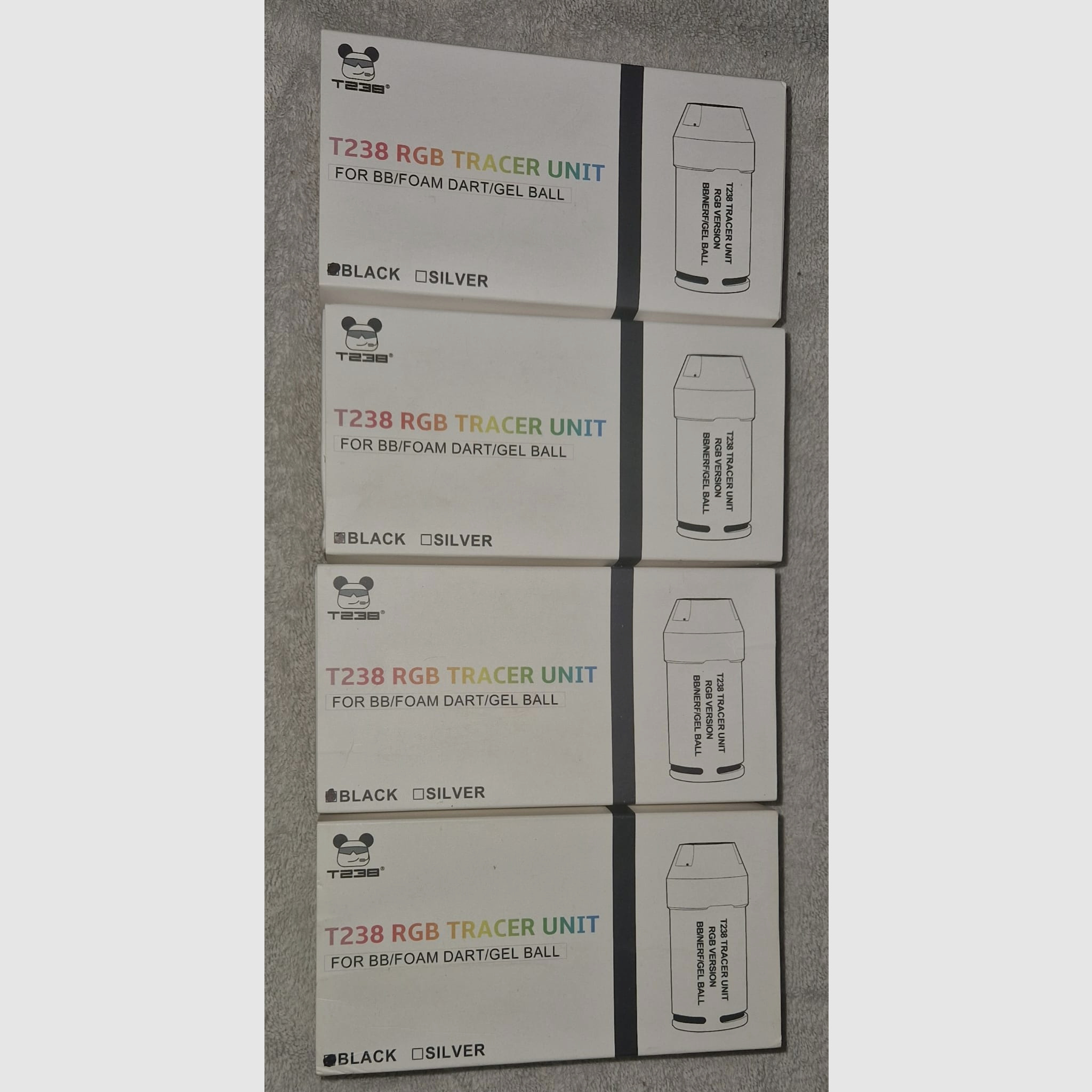 4x T238 Spitfire Tracer Unit RGB+ Version (Can also be purchased as a package)