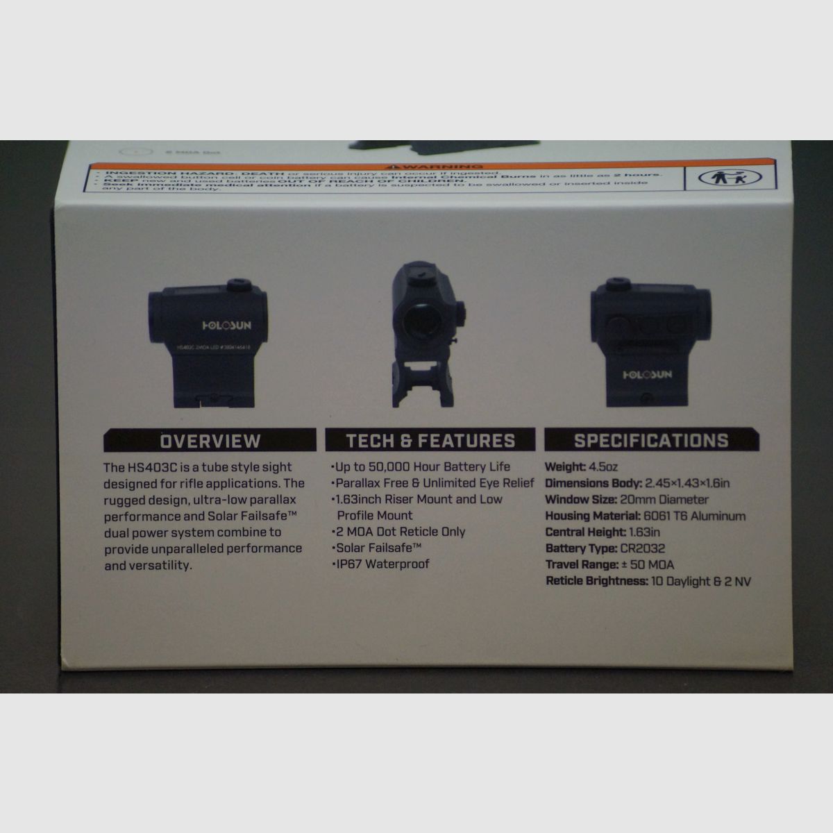 Holosun HS403C, Bild 4 von 4