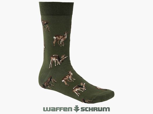 Chevalier Socke Pomeroy Green Deer Marble Green