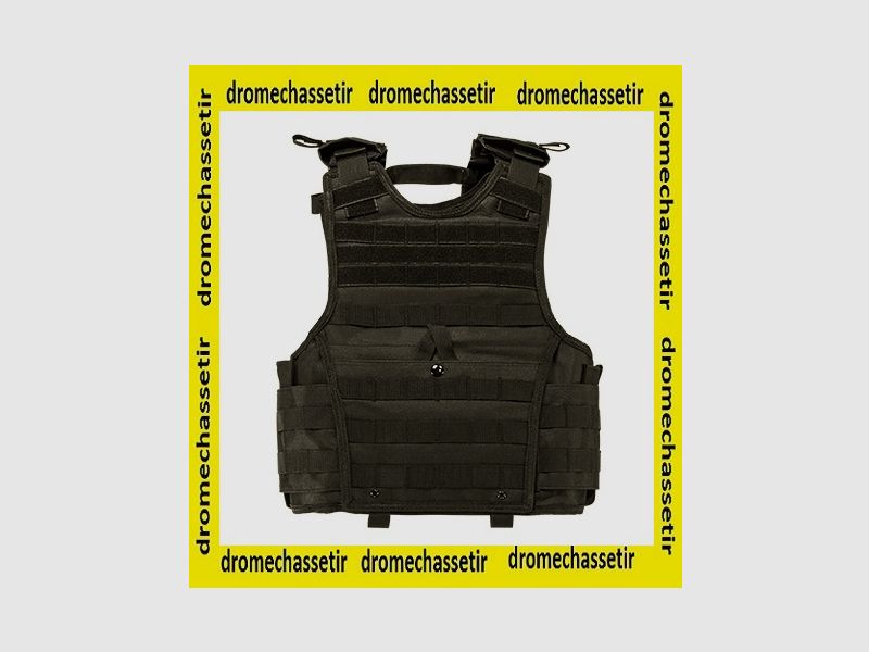 Taktisches Gilet Nc Star, Molle-Schlaufen und für ballistische Platten, Schwarz, Bild 1 von 2