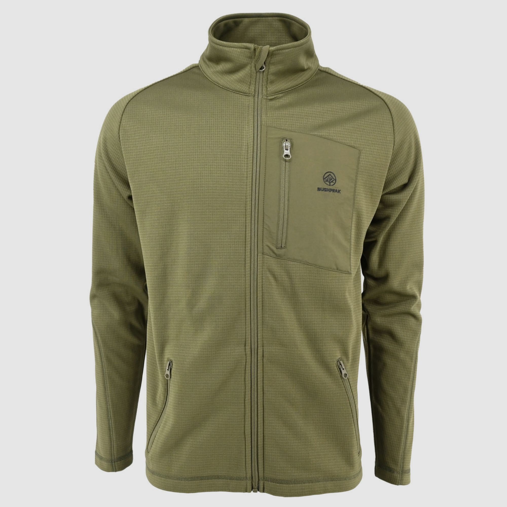 Bushpeak Fleecejacke Midlayer - Iron Shell