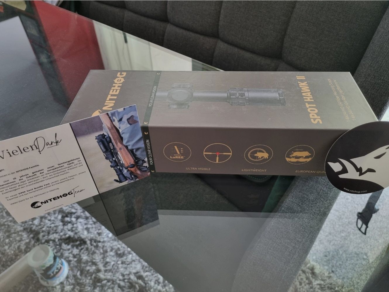 Nitehog Spot Hawk II scope, 1-6x24i HD G4 Fiber