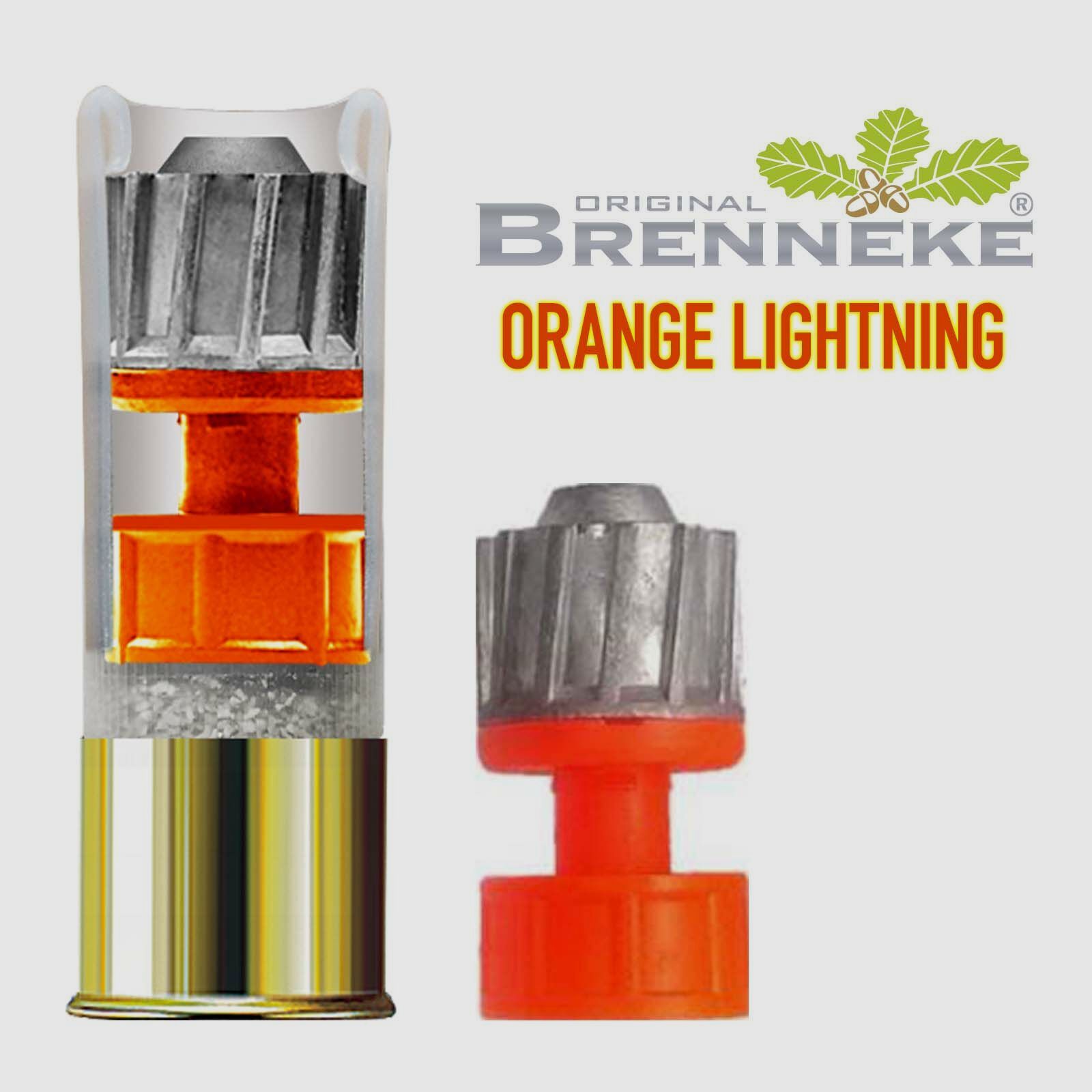 BRENNEKE ammunition shotgun slug Orange Lightning - 28.4g