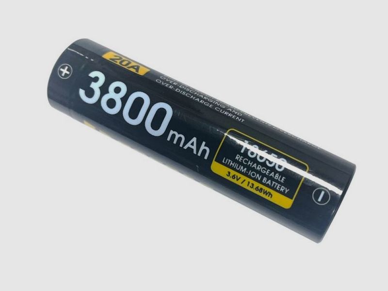 Replacement battery for HIKMicro Speras PB 18650 3800mAh