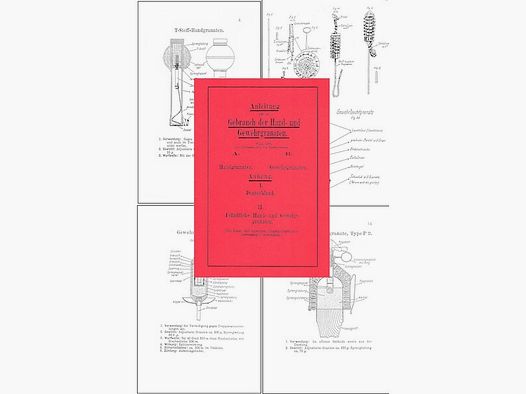 Nachdruck Dienstvorschrift Handgranaten Österreich 1917