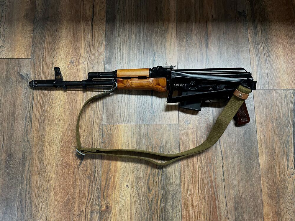 MGBs modèle spécial Izhmash Saiga MK 102 Retro - carabine semi-automatique .223Rem homologuée pour le sport ! - avec crosse pliante ! - version civile - système AKM AK47 AK74