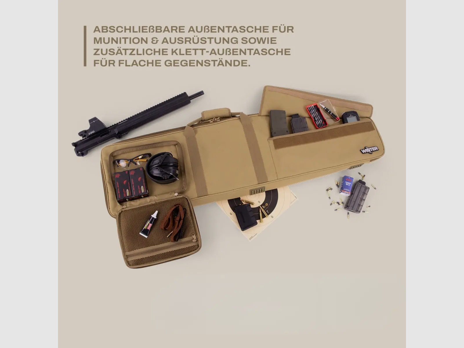 Winter wapen tas Dune 110 cm