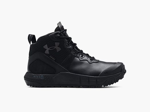 Stivali tattici impermeabili in pelle Under Armour Herren Micro G Valsetz Mid 44,5