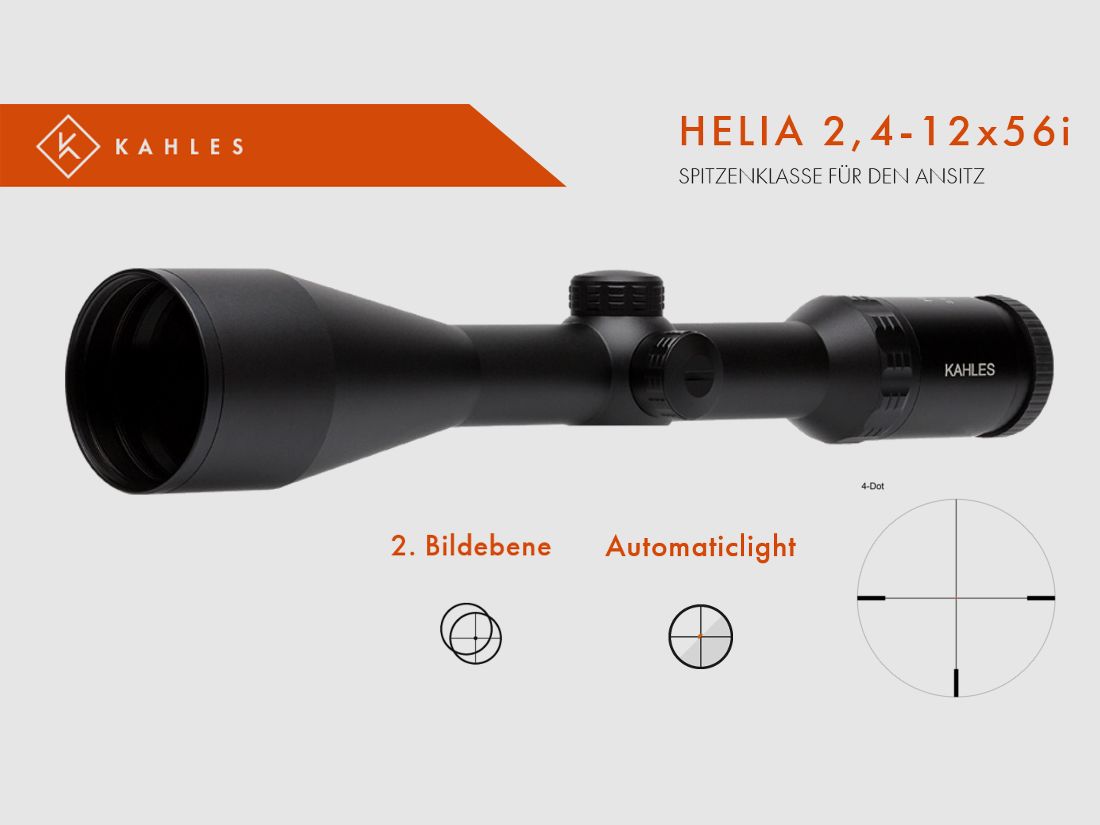  Bergara B14 B&H Prohunter LINKS Lochschaft mit Kahles Helia 2.4-12x56 fertig montiert / Optional: Brenner Schalldämpfer