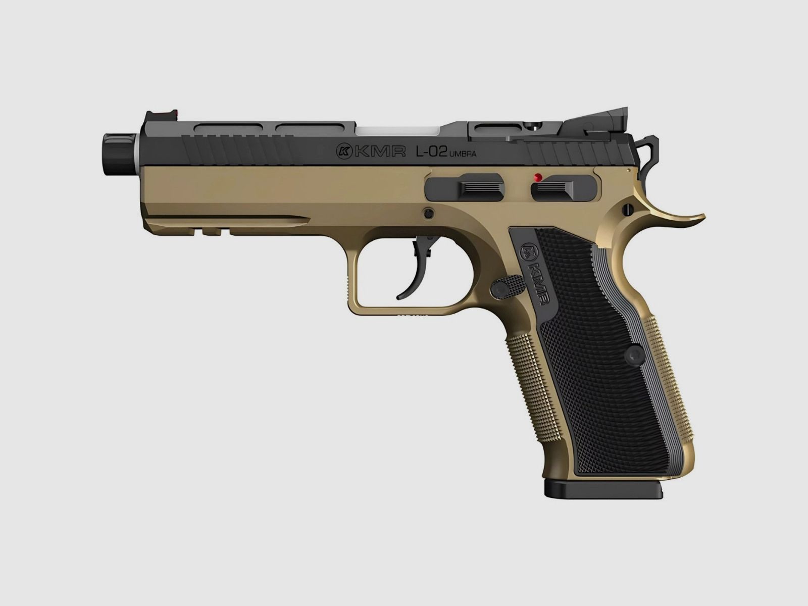 Pistool KMR L-02 Umbra OR SR M13,5x1 SA/DA BROWN/BLACK, afbeelding 1 van 9