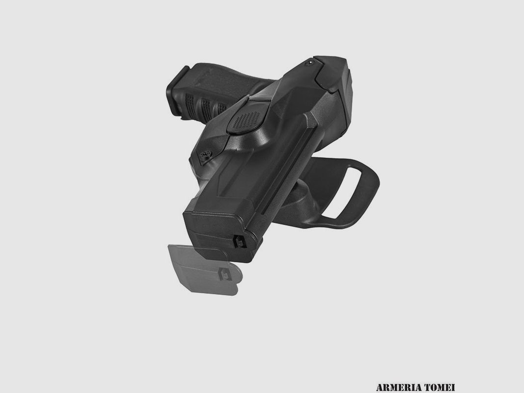 VEGA HOLSTER – FONDINA "CAMA" POLÍMERO LEV.III DUTY H. GLOCK 19/23, imagen 3 de 3
