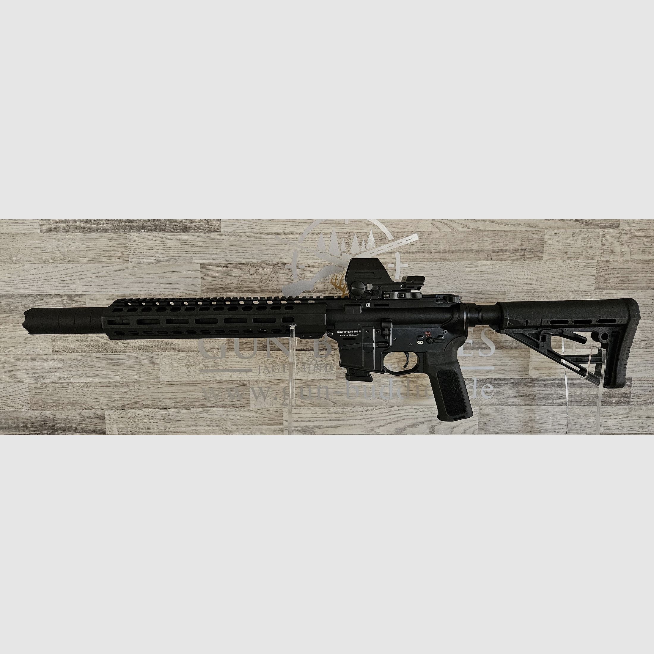 Schmeisser AR15-9 SD S4F 10" Cal. 9mm Luger avec viseur point rouge Falke LE - Nouveauté du commerce spécialisé