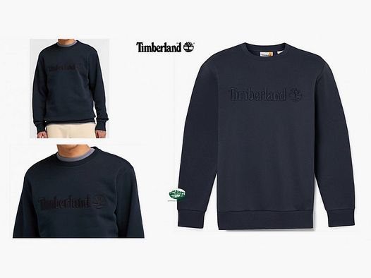 TIMBERLAND Felpa Hamp Crew colore blu