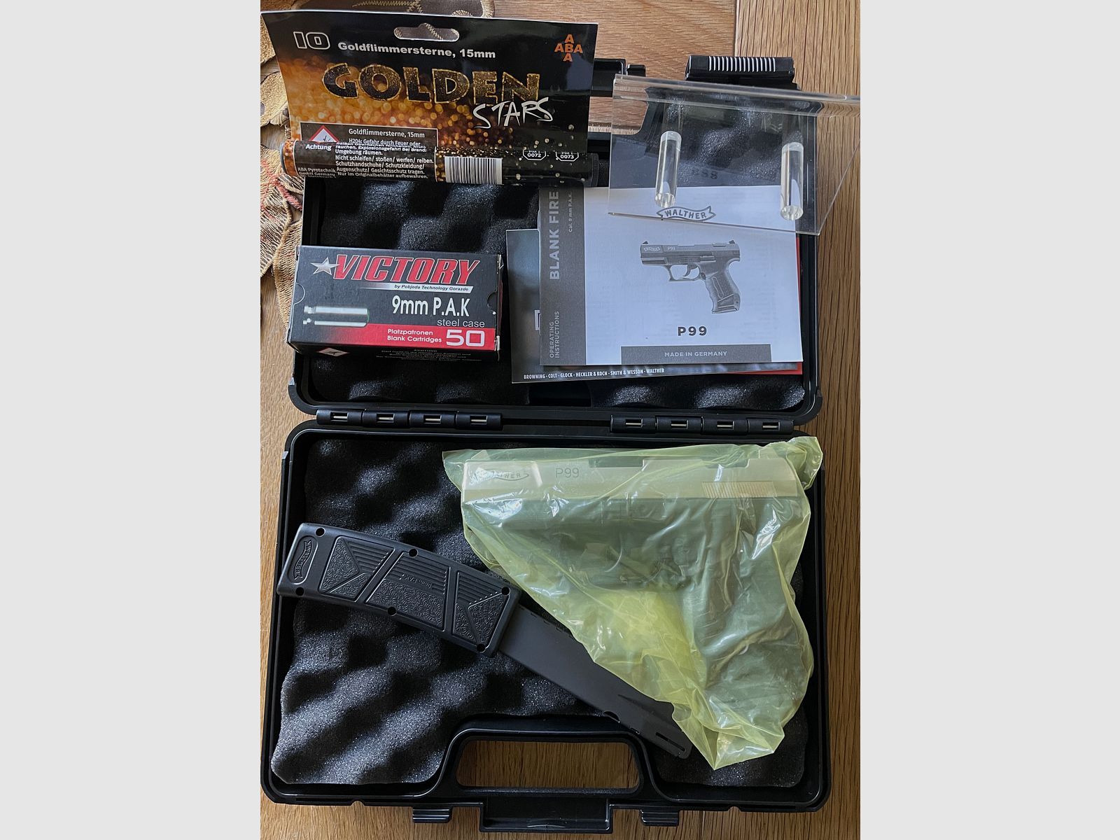 Walther P99 nickelé en set