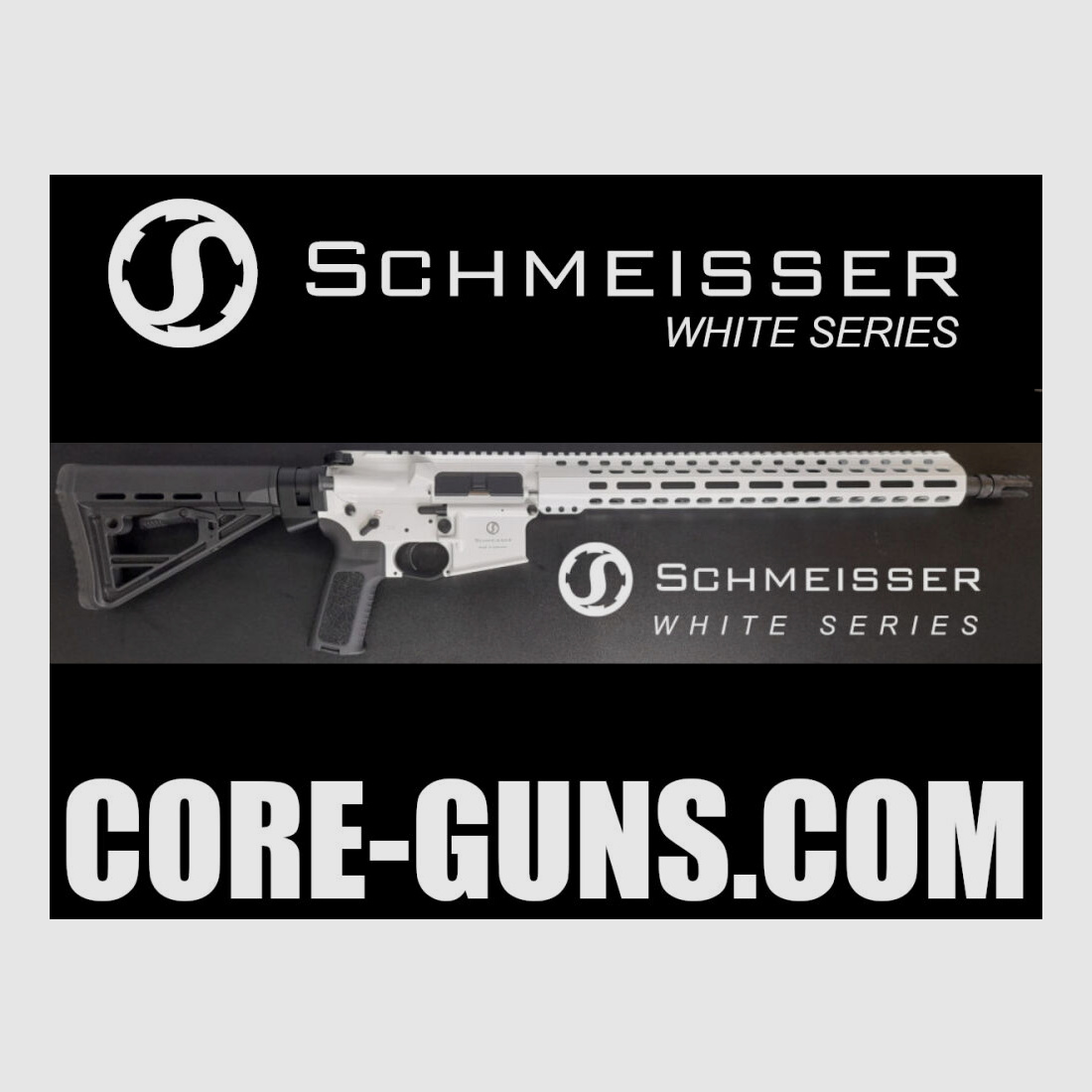 Schmeisser AR15 M5FL White Series 2023 Kaliber 223Rem	 Schmeisser AR15 M5FL White Series 2023 UVP: 2849€