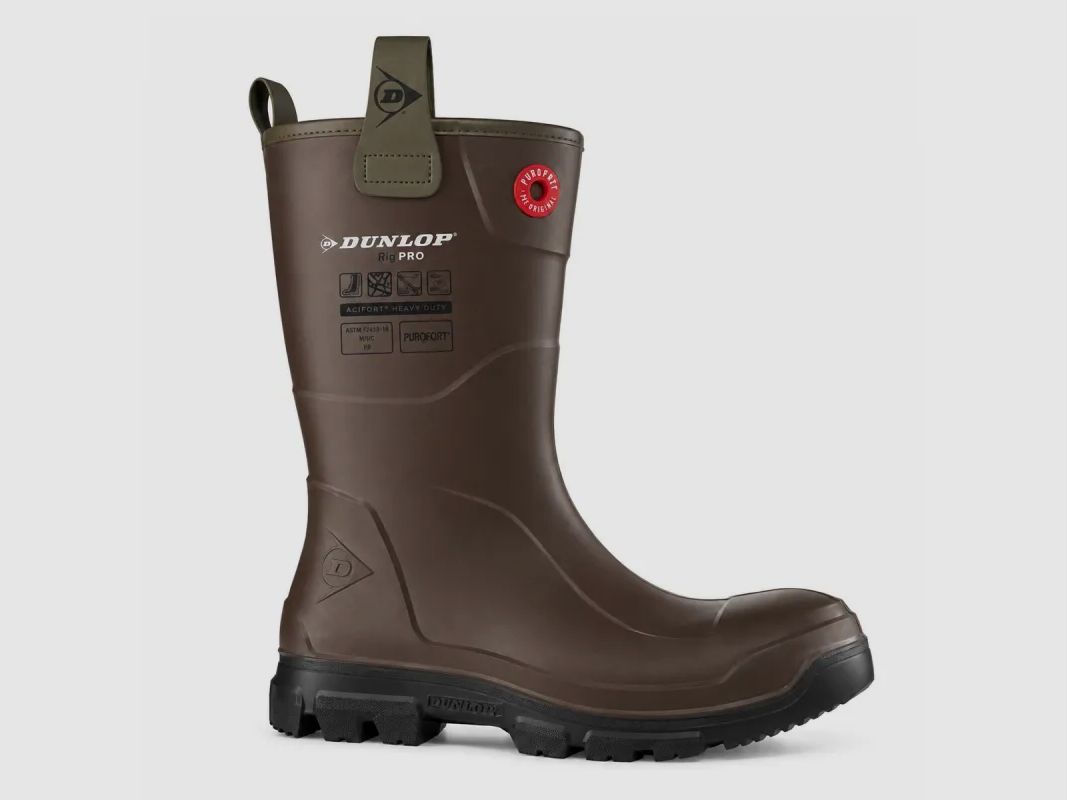 Dunlop RigPro Purofort Boots brown O4 FO CI SRC, image 6 of 10