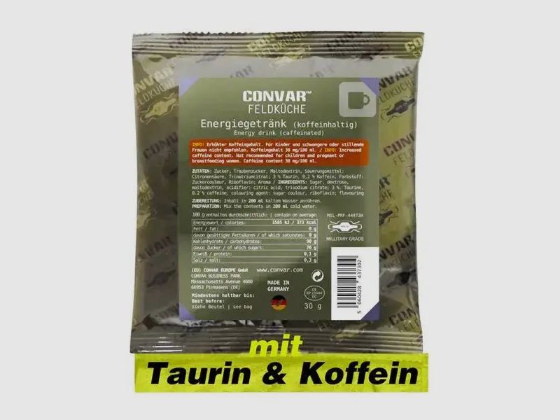 Convar-7 cuisine de campagne boisson énergétique