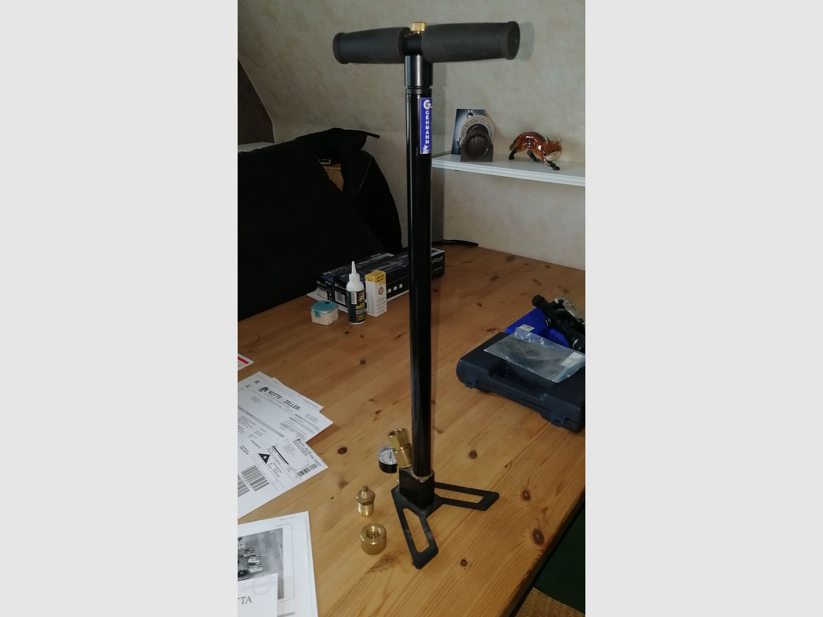 Incienso HW 100 T FSB con bomba de aire comprimido M 220 con mira telescópica, silenciador y accesorios (ver fotos) + 2 rifles de aire más antiguos como regalo