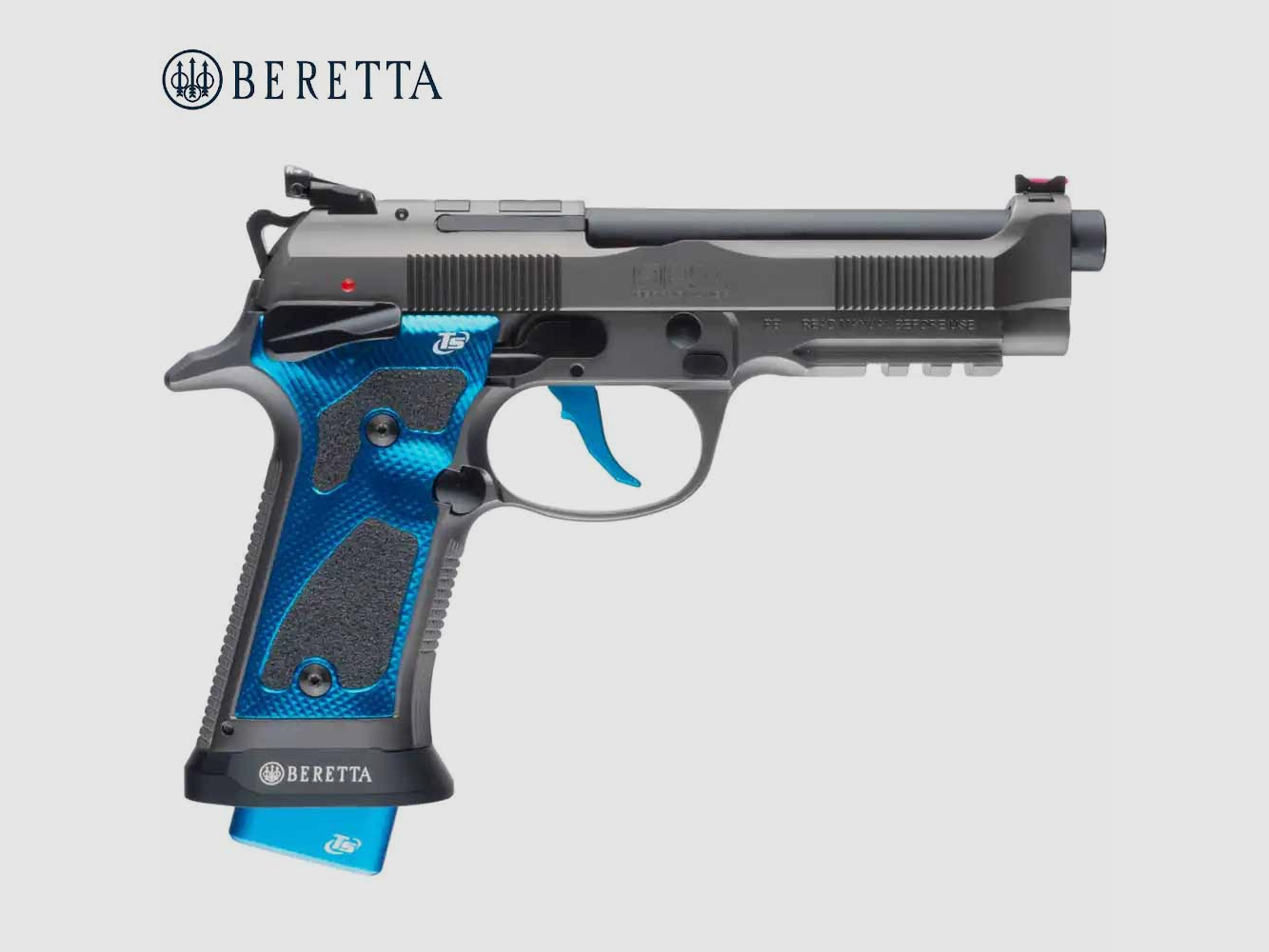 BERETTA 92X DARK SERIES BLUE RDO 9mmLuger