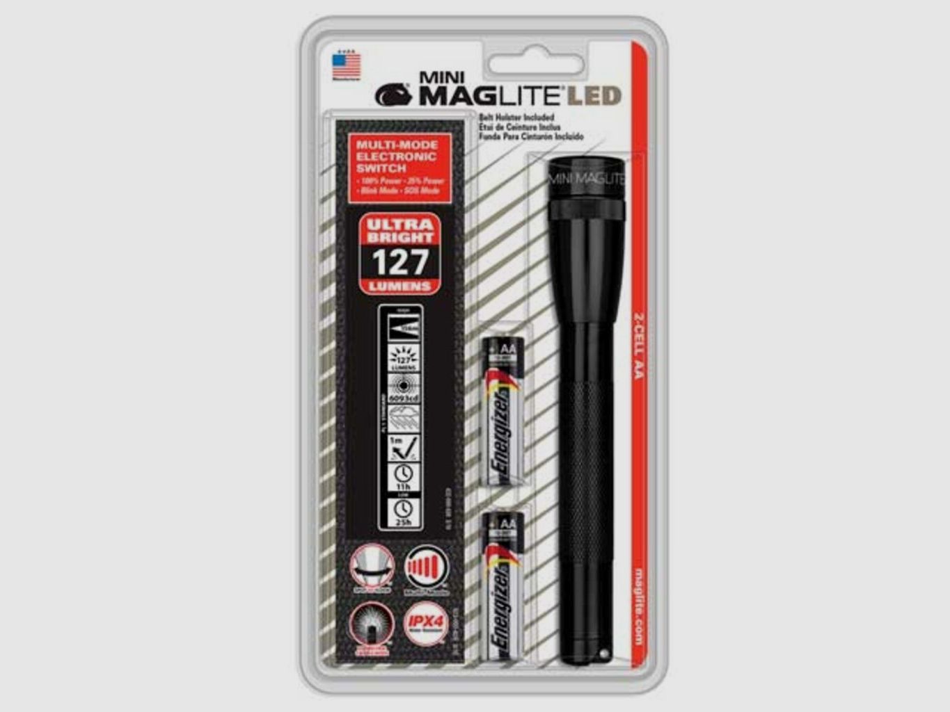 Mini Mag-Lite 2 AA PRO Blister, Bild 1 von 2