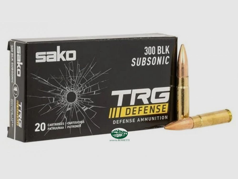 SAKO Munition Kal.300 BLK Subsonisch TRG 220 gr Packung 20 Stk. 137A