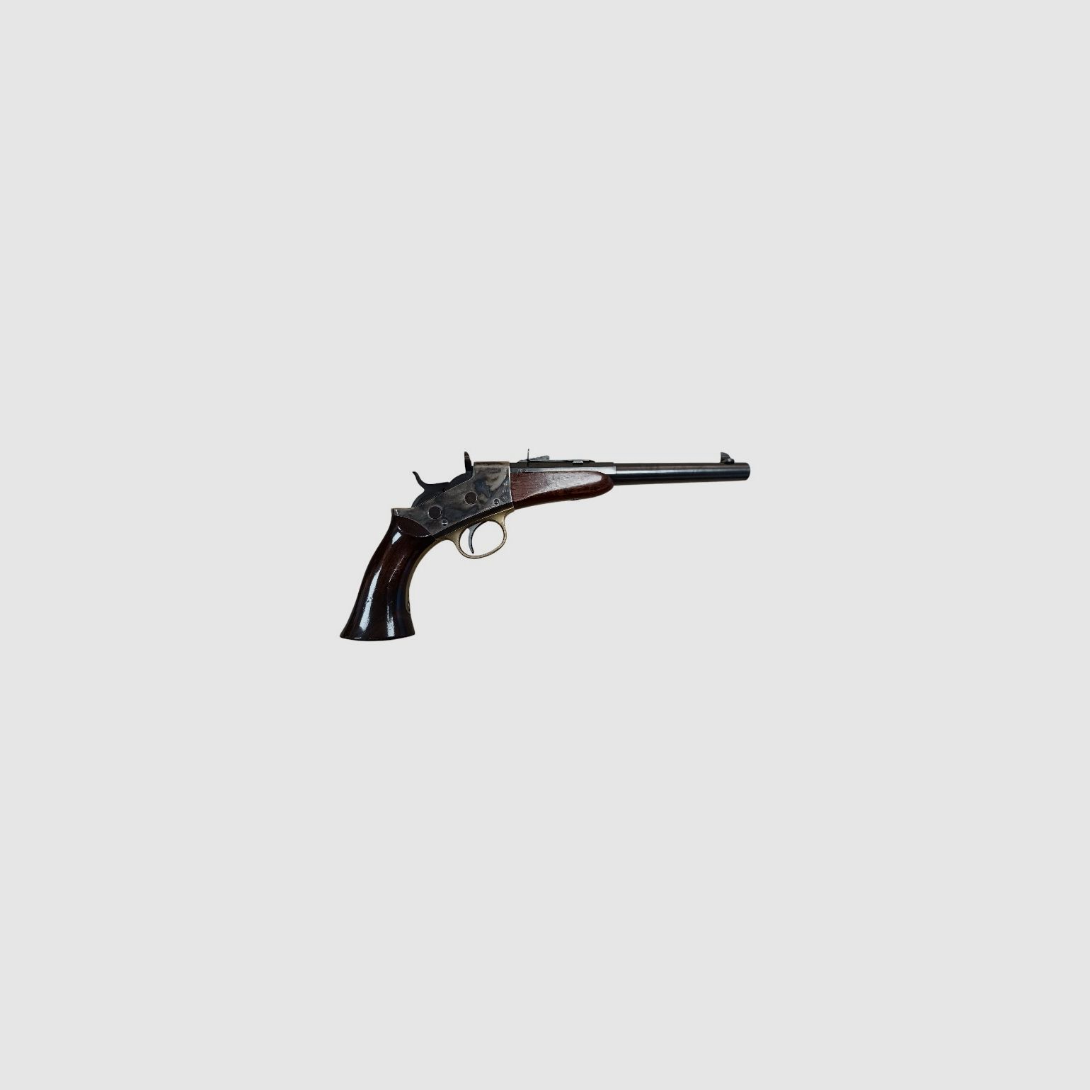 gebraucht Pistole UBERTI ROLLING BLOCK "TARGE cal:22 WM RF