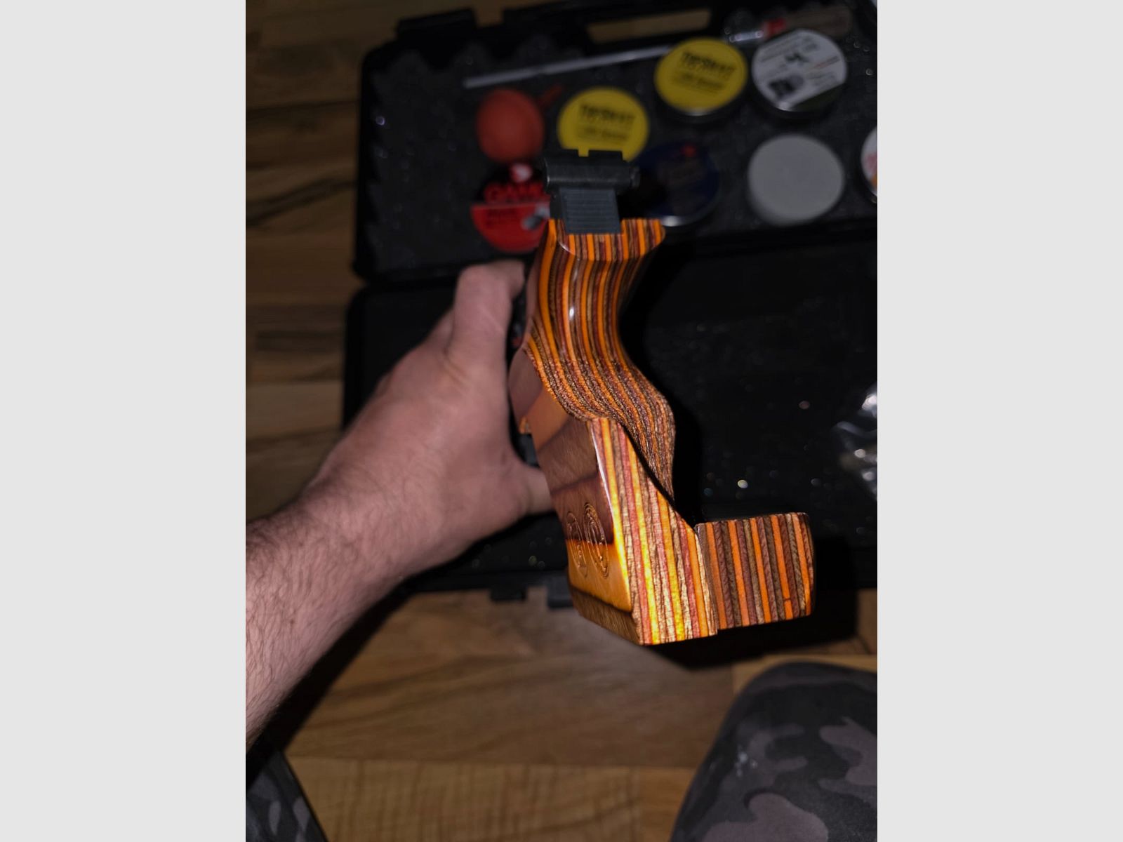 Twinmaster Traine mit Holz Schaft 4,5mm und viel Zubehör  VB Preis 