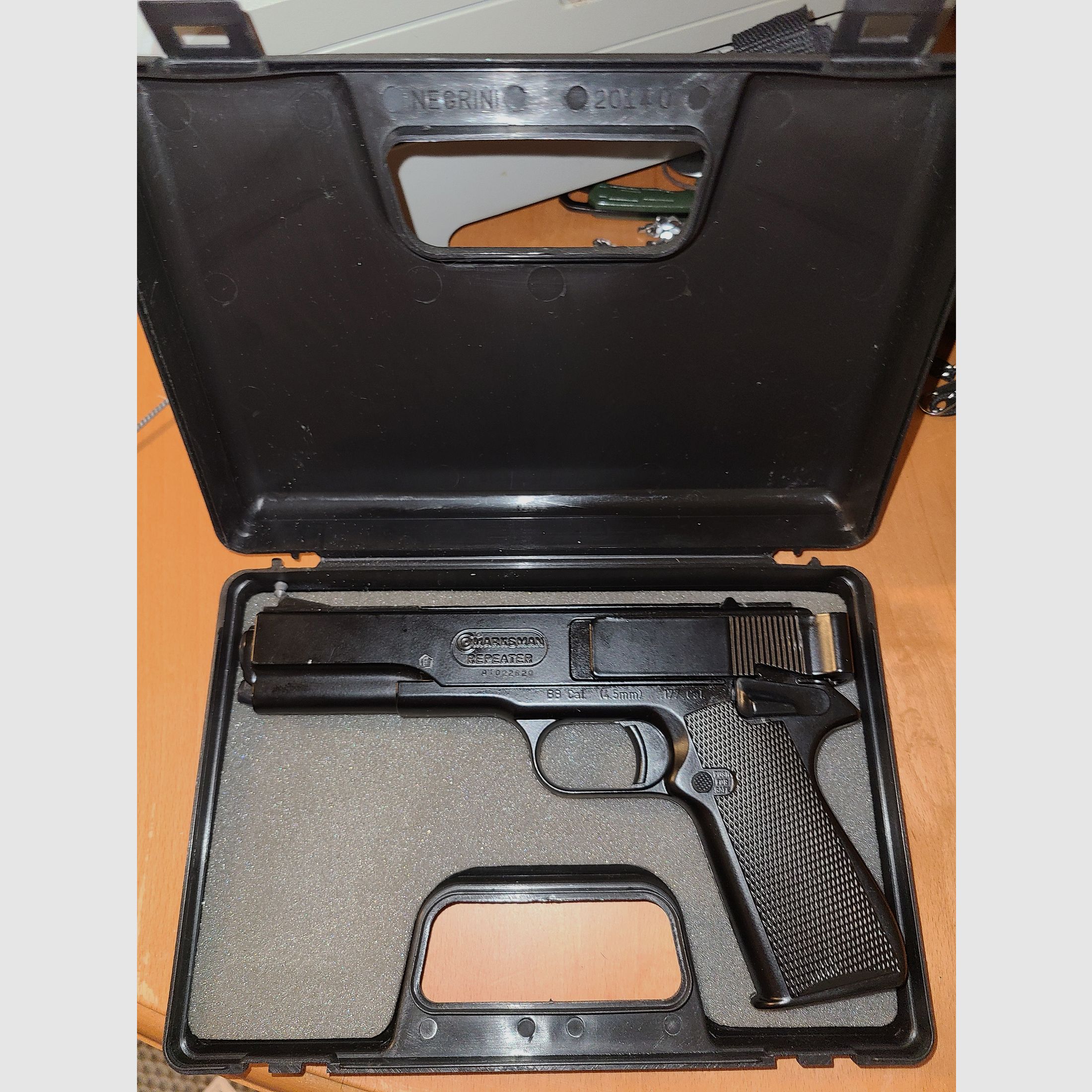 MARKSMAN REPEATER 1010 / 4,5mm / LP LUFTDRUCKPISTOLE / SAMMLERSTÜCK / NEUWERTIG / ! BESCHREIBUNG LESEN !