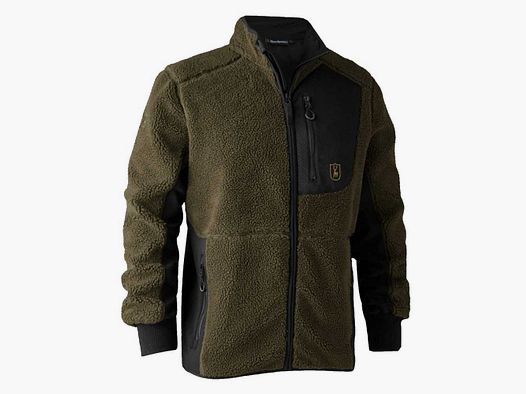 Groene Rogaland Jas in Veloursvezel Deerhunter