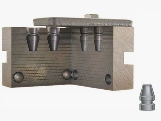 Stampo di fusione doppio RCBS .356 / 9 mm 124 gr / 8,0 g 09-124-CN proiettili a cono tronco .356