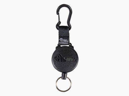 Key ring roller with carabiner