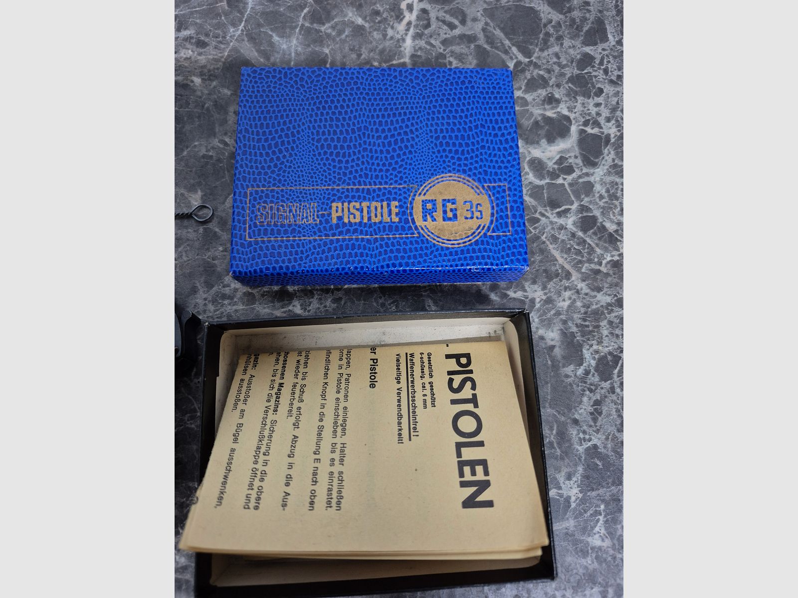 Pistolet d'alarme / gaz / signal Röhm RG3, 6 mm