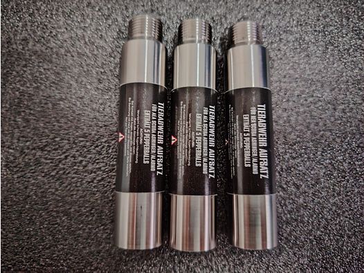 3x accesorio de defensa de nivel tubo / tubo de inicio para Scuba Ashinger / Alarmo Cal. 68 | NUEVO