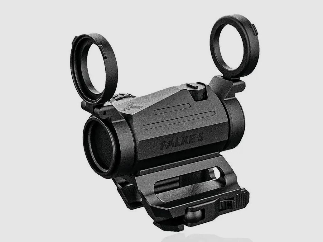 FALKE S RED DOT 2 MOA REFLEX SIGHT + HIGH QD MOUNT