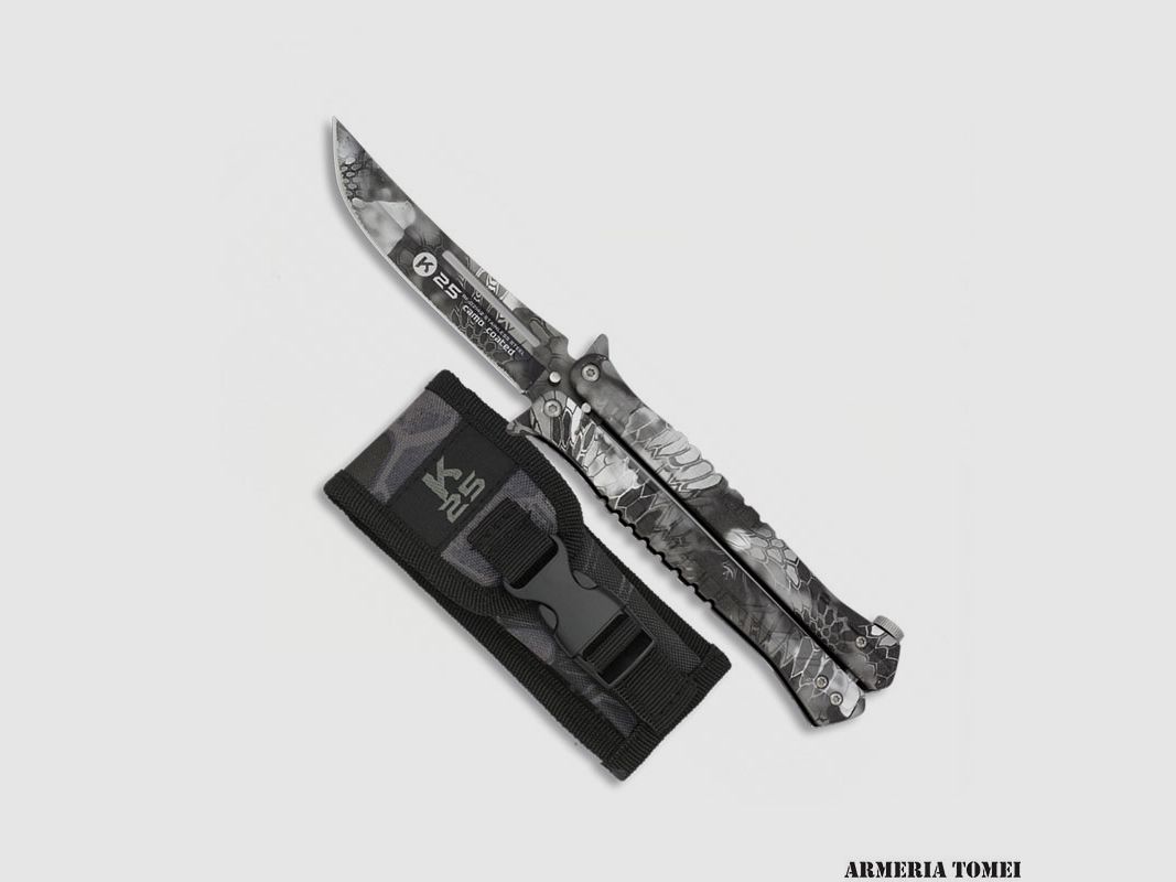 MESSER – RUI K25 BALISONG CAMOUFLAGE Klinge 10 cm, Bild 1 von 2
