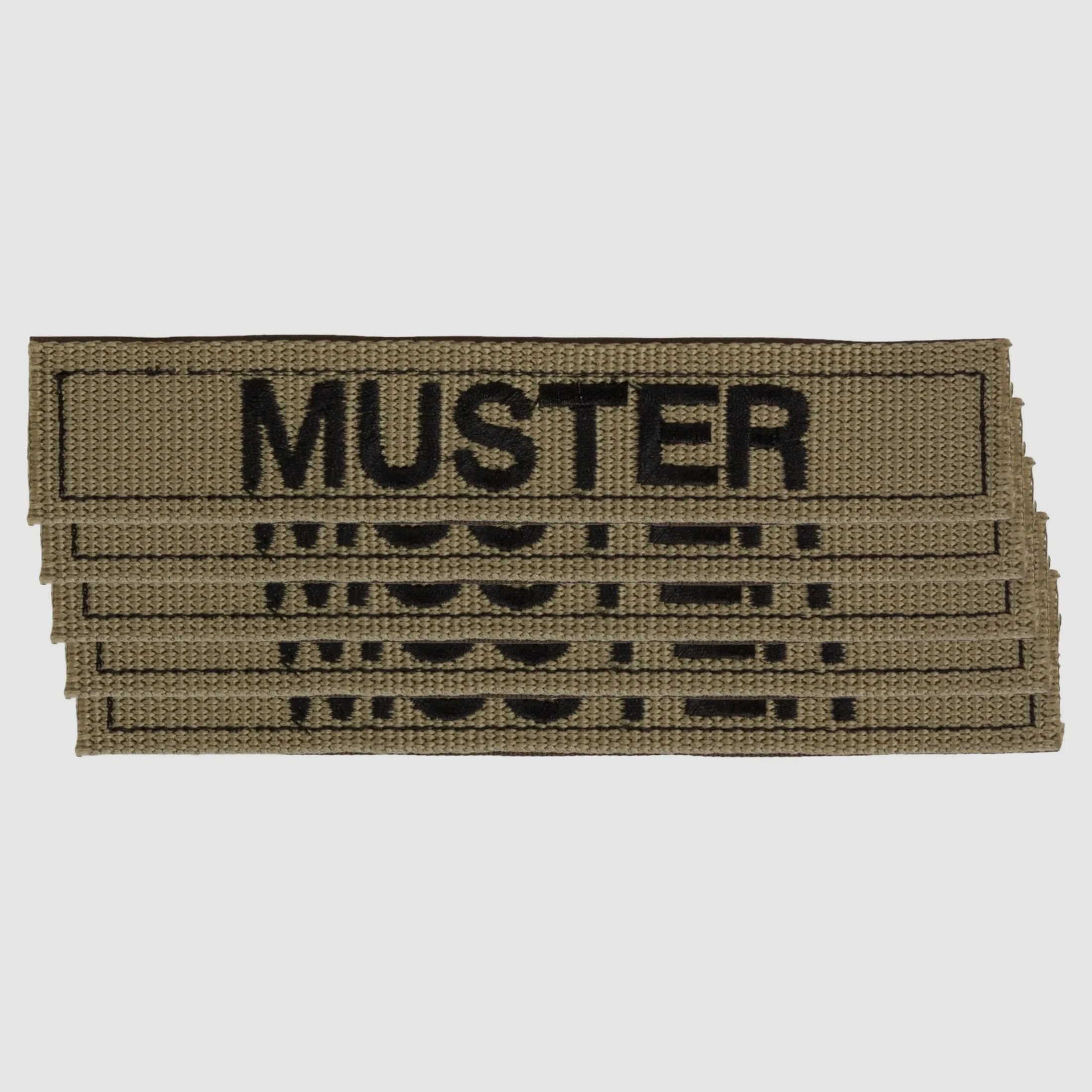 ASMC Namensbänder 5er Set coyote