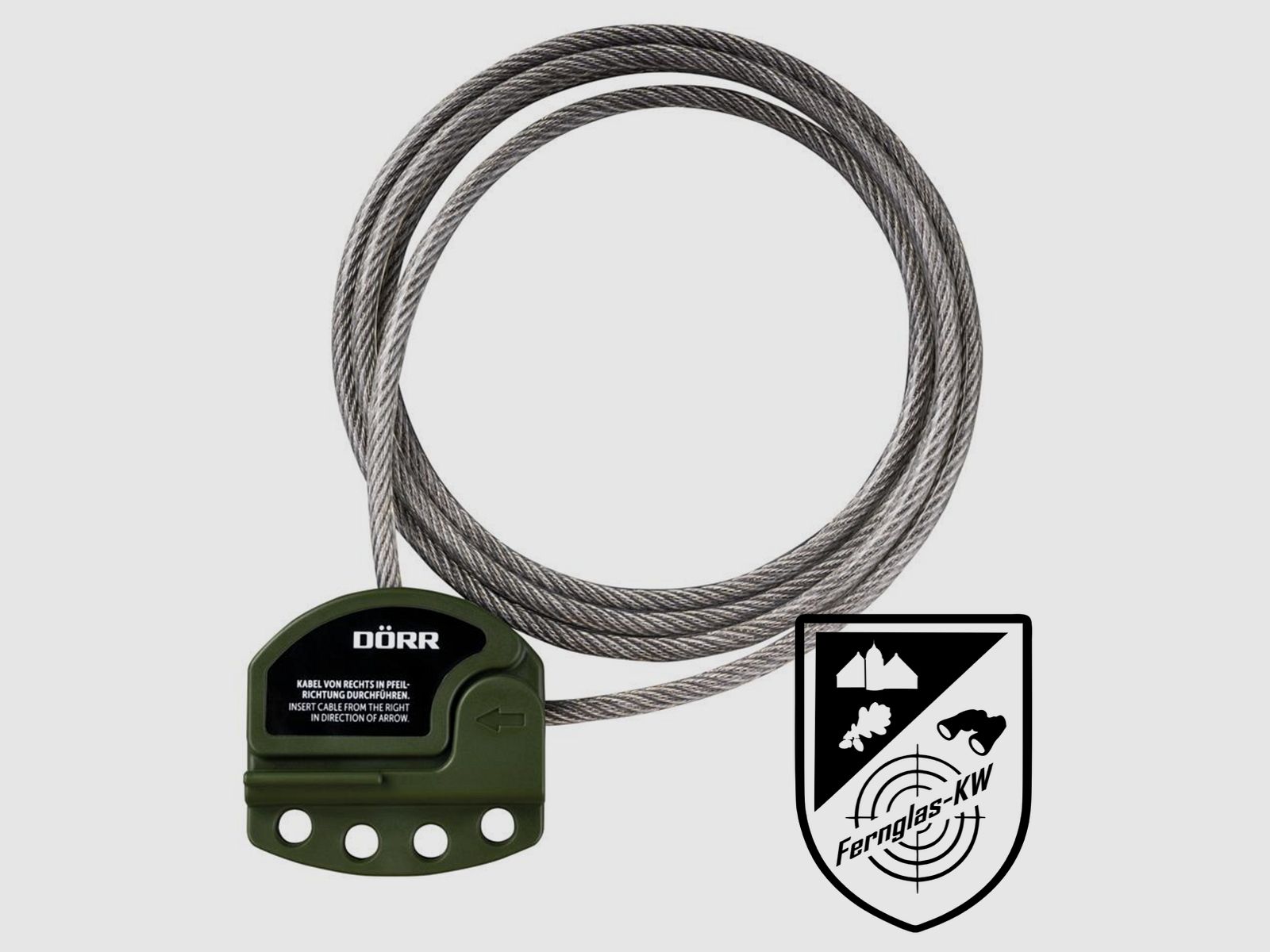 DÖRR 204452 Uniwersalne zapięcie kablowe 1,80 m