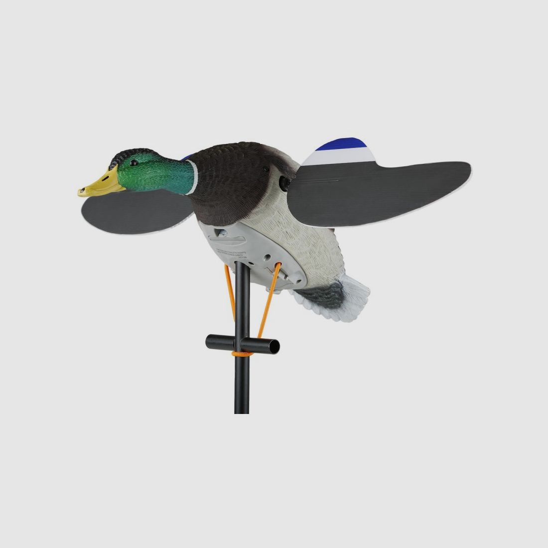 Motorisierte Stempel Germano Männchen mit drehbaren Flügeln, Bild 1 von 2
