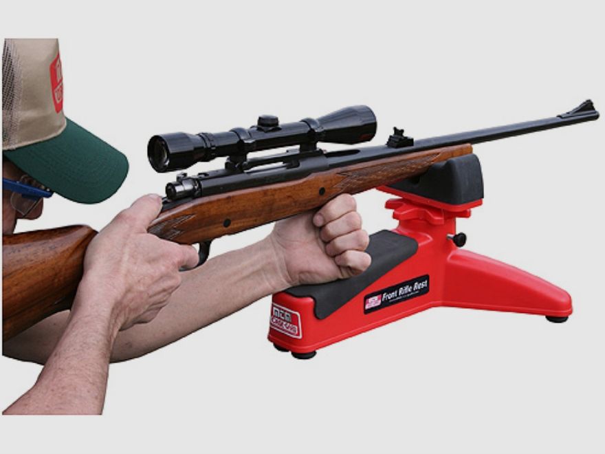 MTM supporto di tiro per armi corte e lunghe FRR-30 rosso