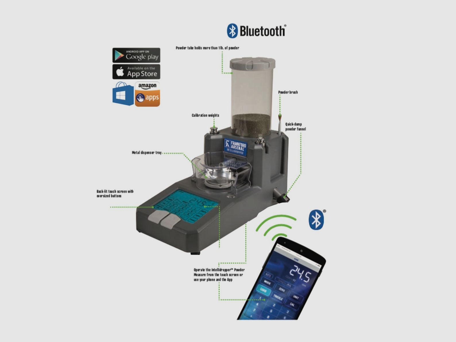 Dosatore Digitale «INTELLIDROPPER» Frankford Arsenal, immagine 1 di 6