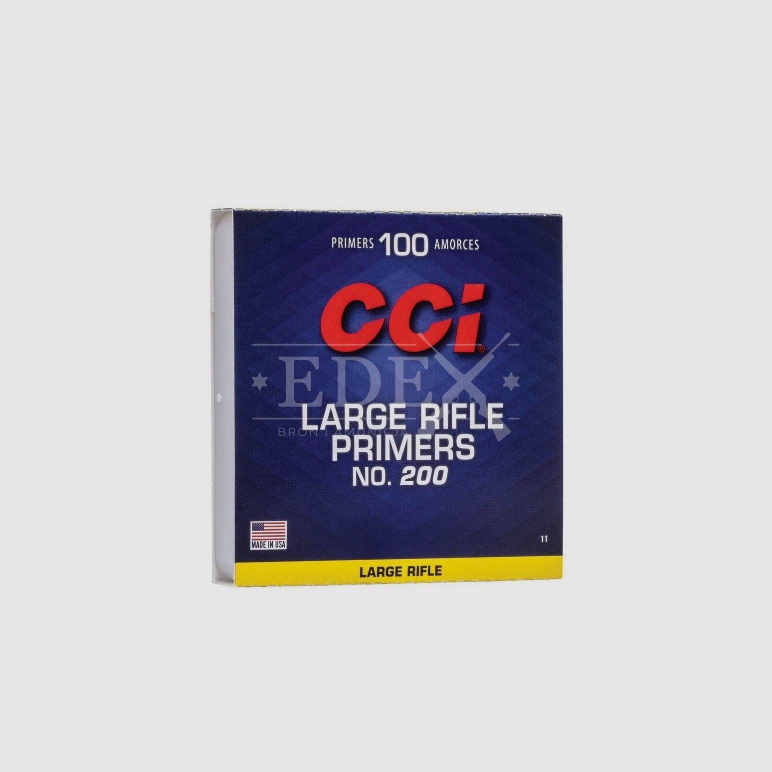 Große CCI-Gewehrzündhütchen LARGE RIFLE (Packung mit 100 Stück)