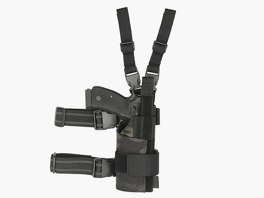 Modular Universal Drop Leg Holster - Multicam Black [8FIELDS PREMIUM]