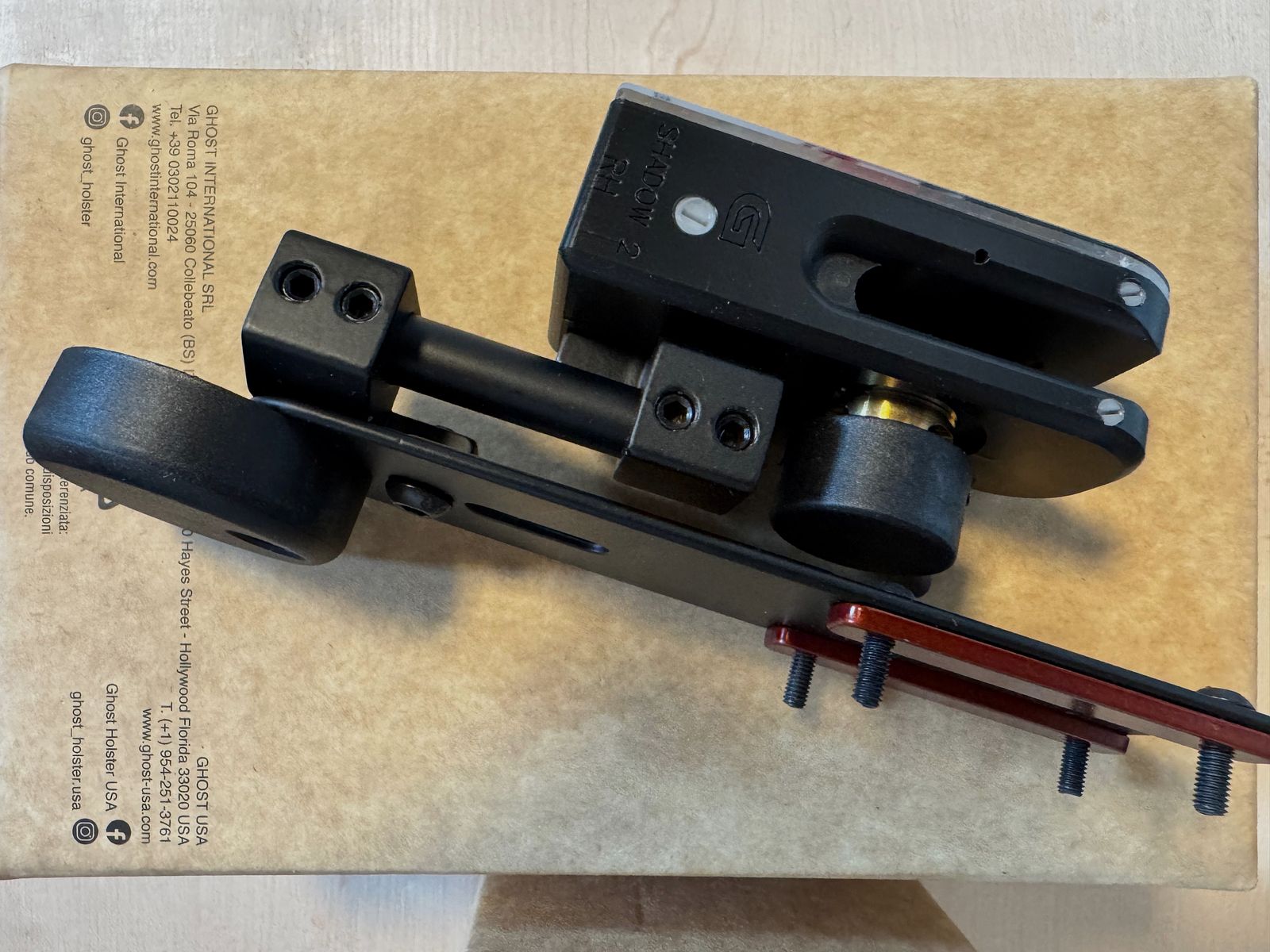 Ghost Ultimate Evo CZ Shadow2 Holster for the right hand