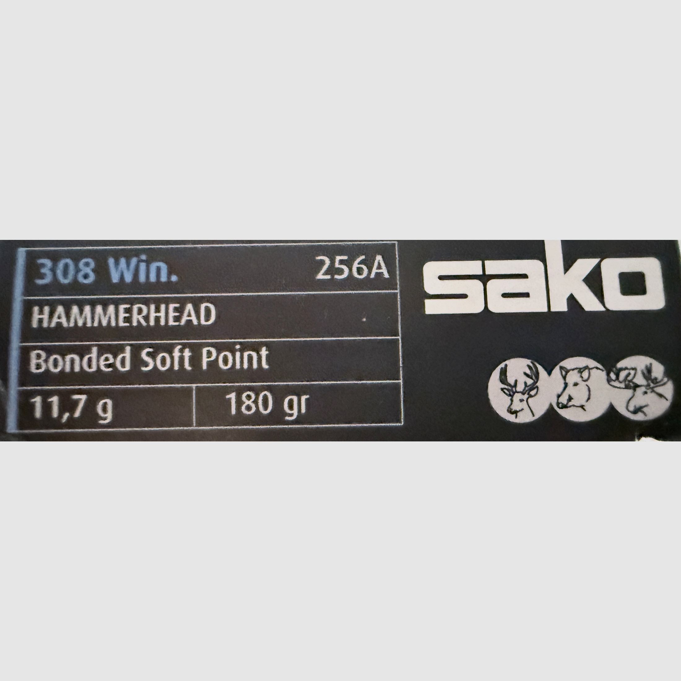 Sako Hammerhead .308 Win 180gr (11,7g) – 160 Schuss / 8 Packungen