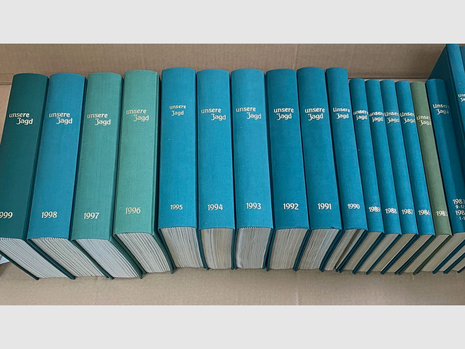 Zeitschrift "Unsere Jagd" , von 1956 bis 2020, gebundene Ausgaben bis 2015