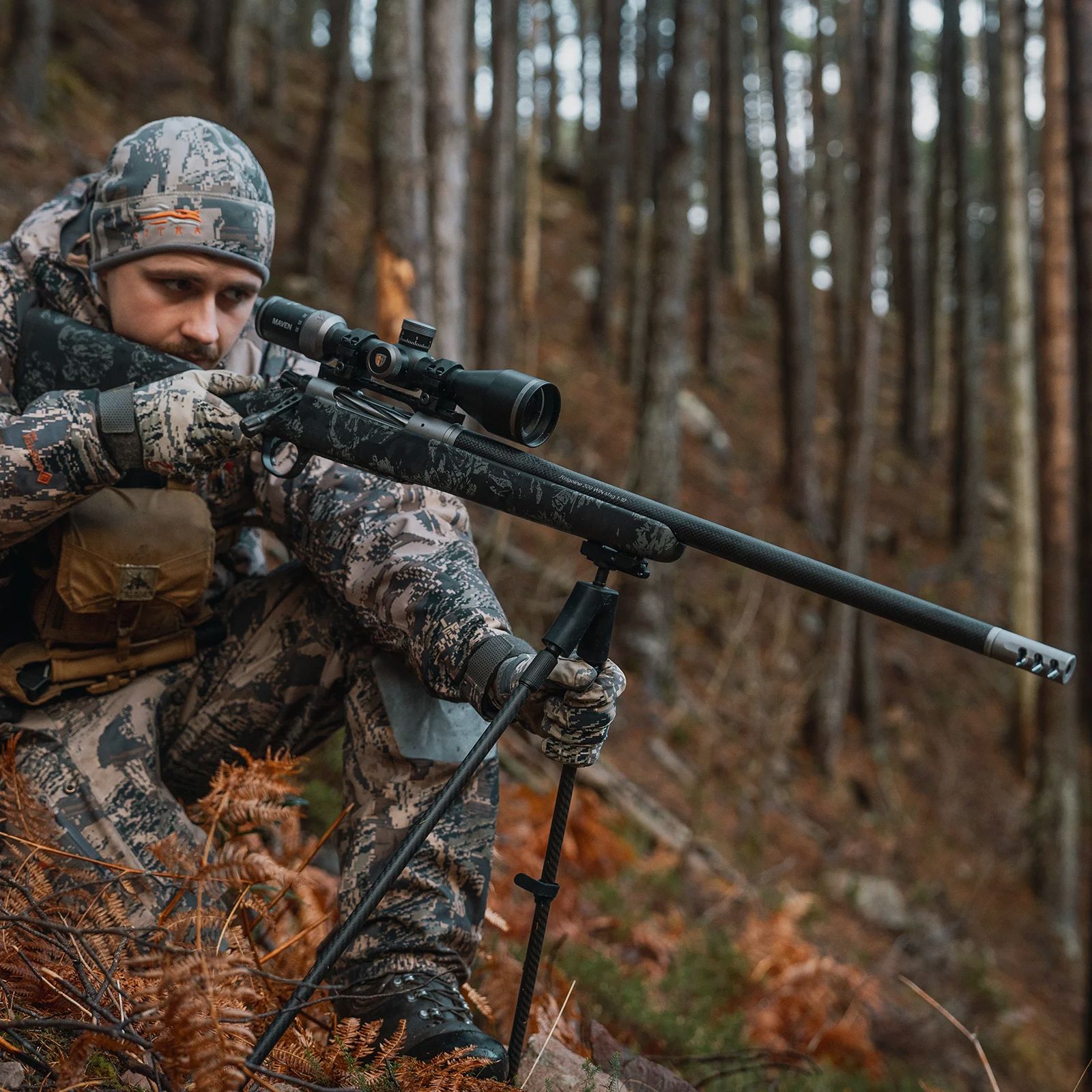 Spartan SpringBok Zweibein mit Classic Rifle Adapter – MagnaSwitch™
