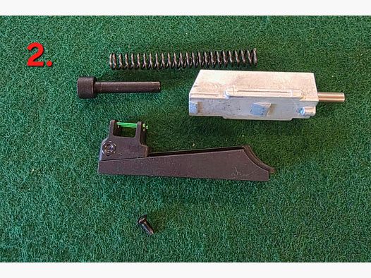 Konvolut Ersatzteile Hammer Kimme Hämmerli Air Magnum 850 Umarex Gewehr Co2 Repetierer Classic Airmagnum XT M2 AM850